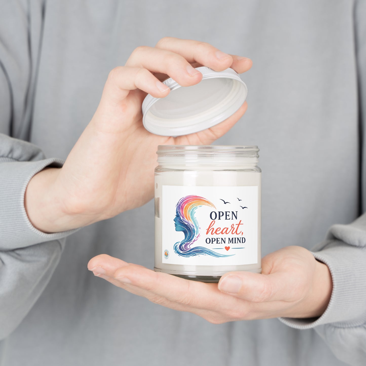 Open Heart, Open Mind Scented Soy 9 oz Candle