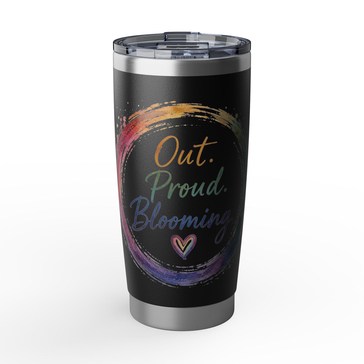 Out. Proud. Blooming. 20 oz Tumbler