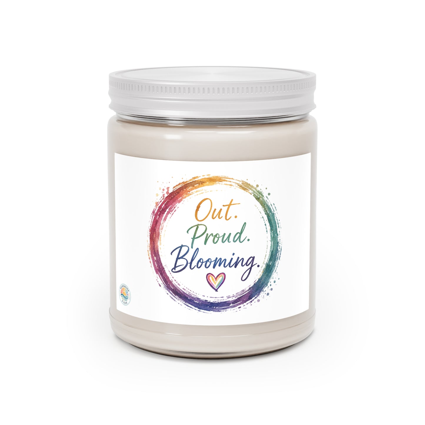 Out. Proud. Blooming. Scented Soy 9 oz Candle