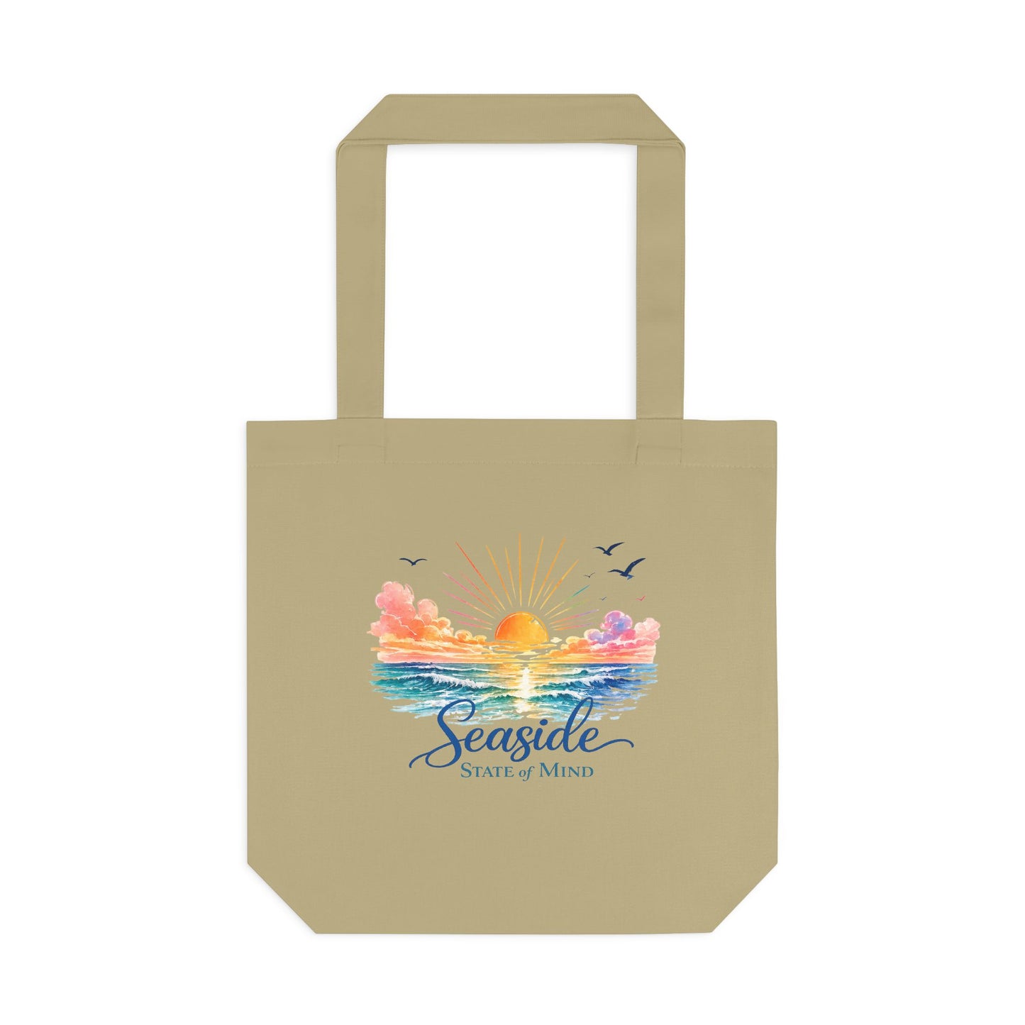 Seaside State Of Mind Canvas Tote Bag