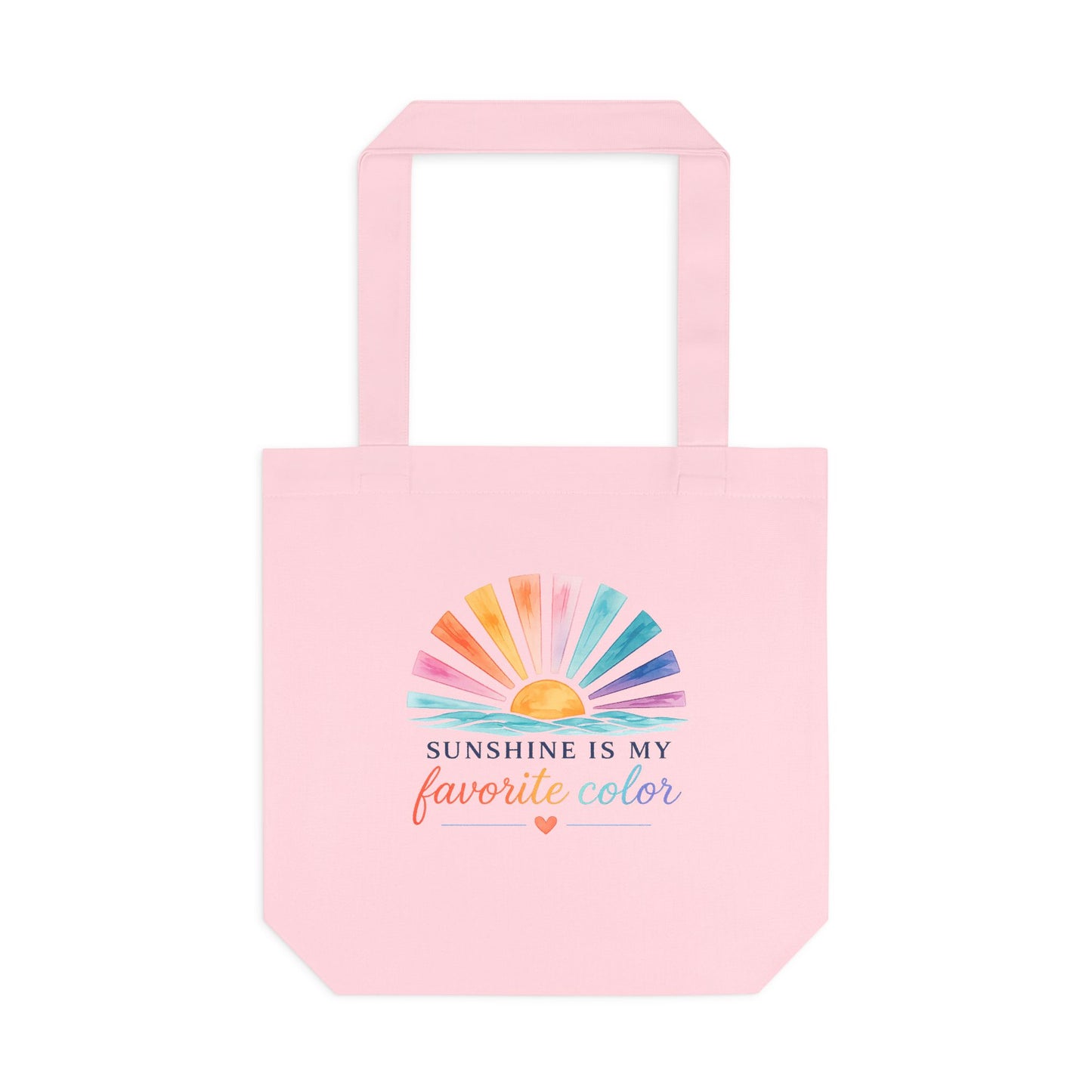 Sunshine Is My Favorite Color Canvas Tote Bag