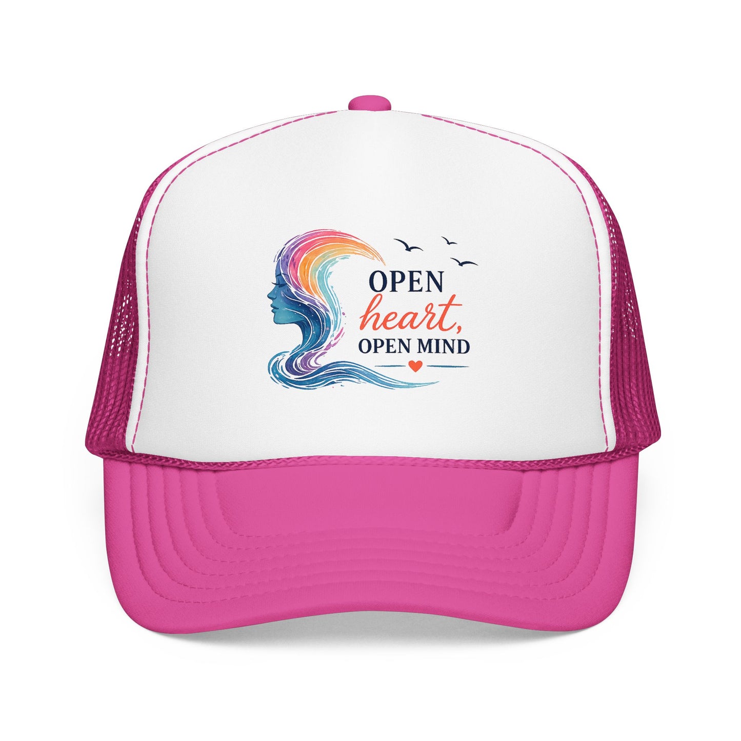 Open Heart, Open Mind Trucker Hat