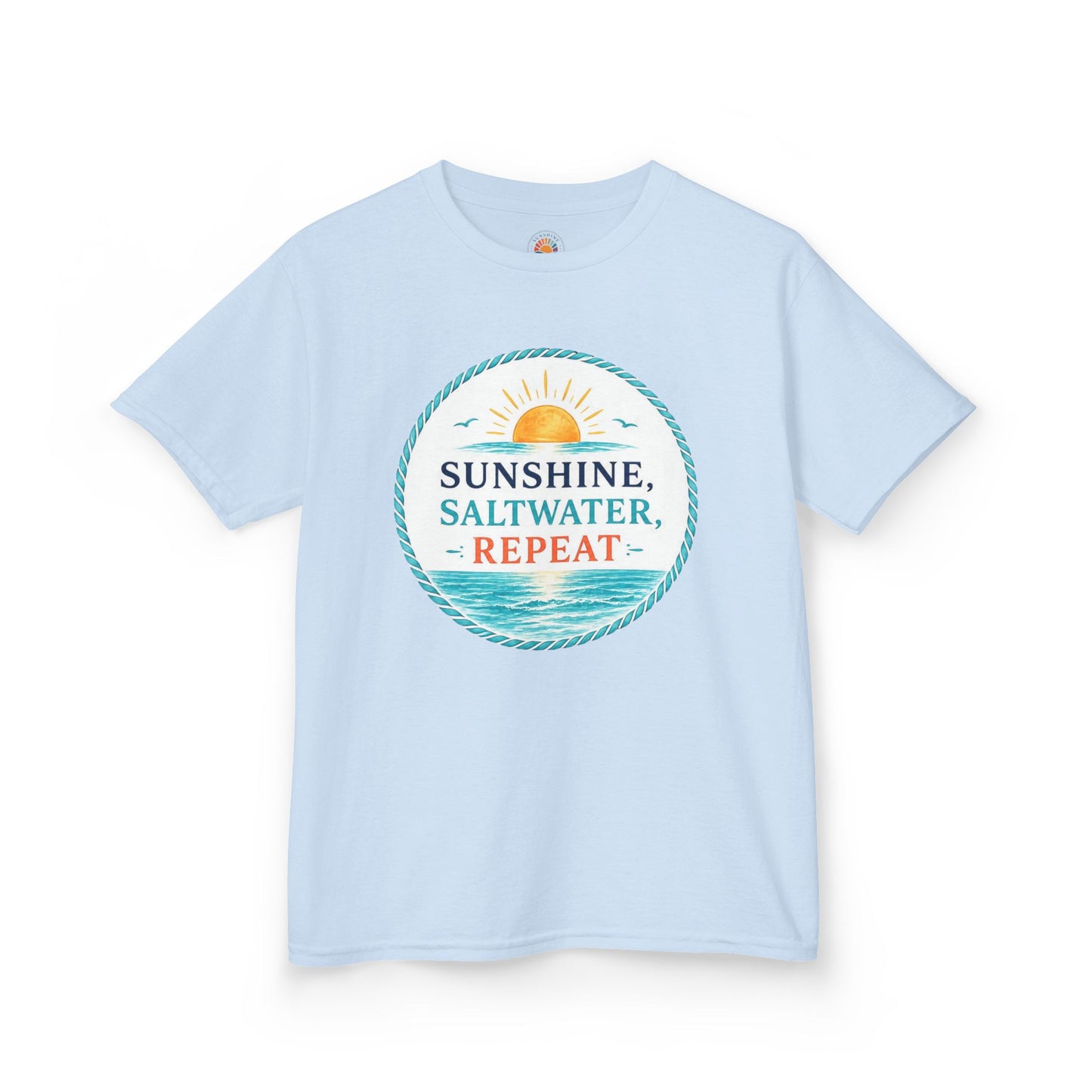 Sunshine, Saltwater, Repeat Kids Tee