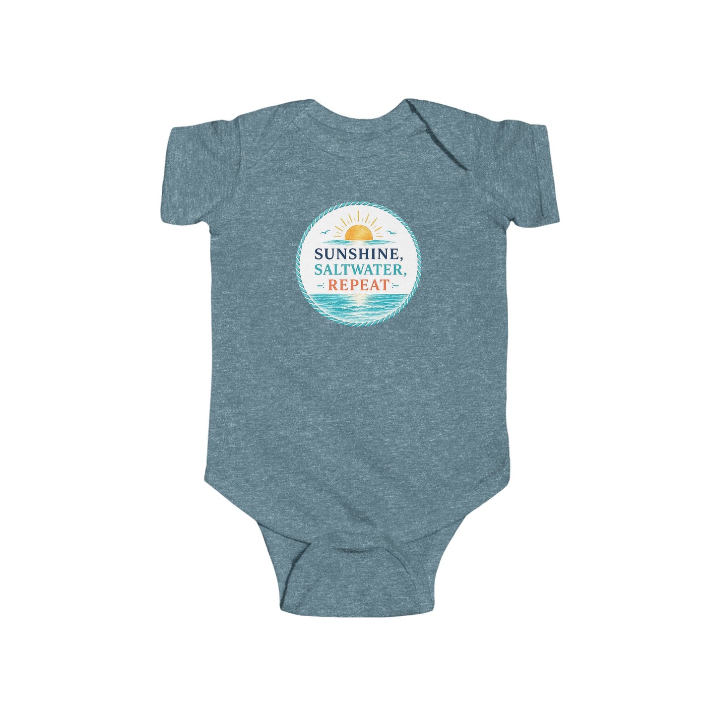 Sunshine, Saltwater, Repeat Baby Onesie