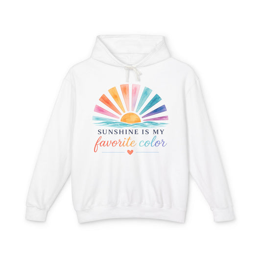 Sunshine Is My Favorite Color Comfort Hoodie