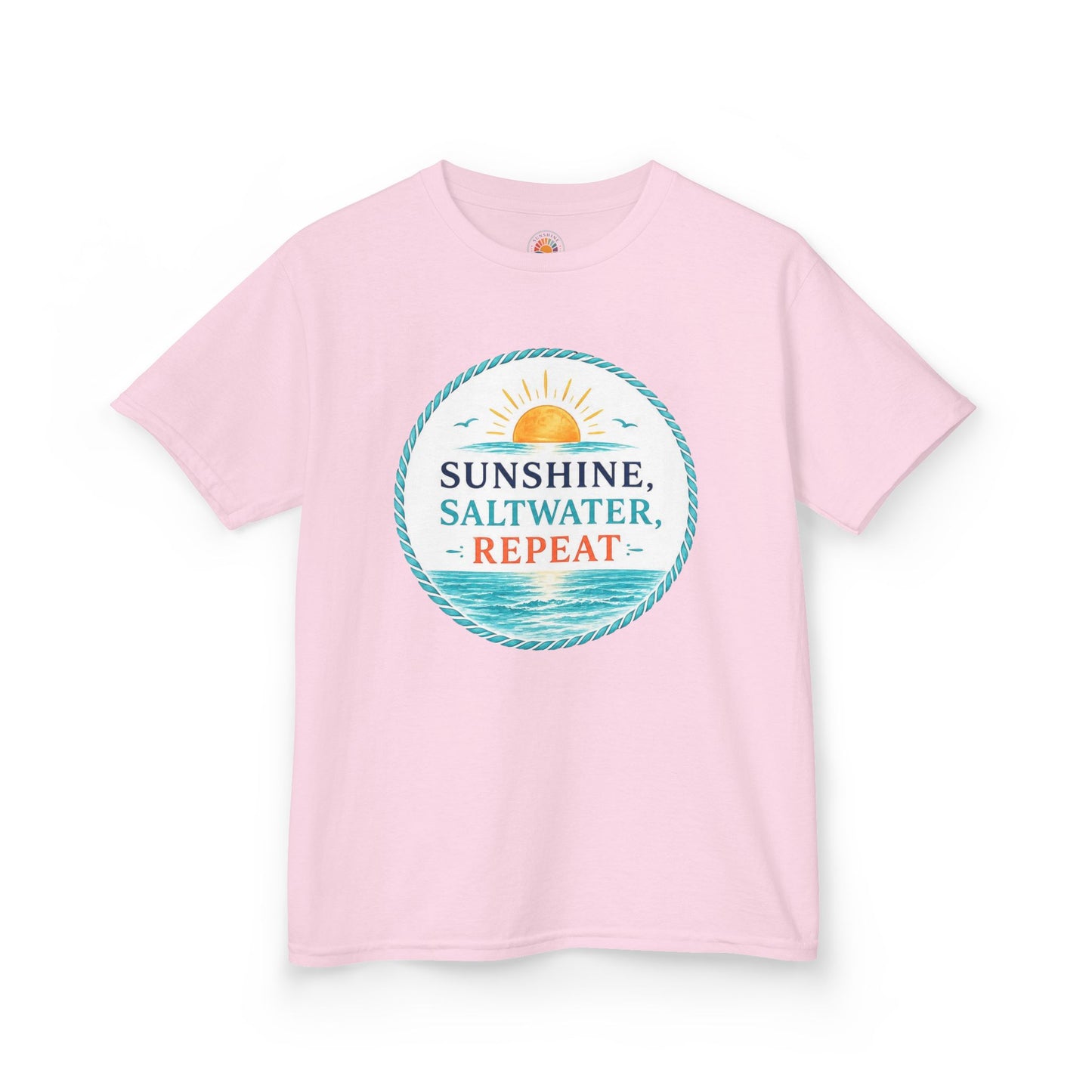 Sunshine, Saltwater, Repeat Kids Tee