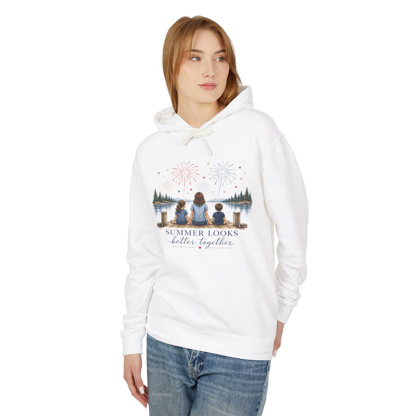 Summer Looks Better Together Comfort Hoodie