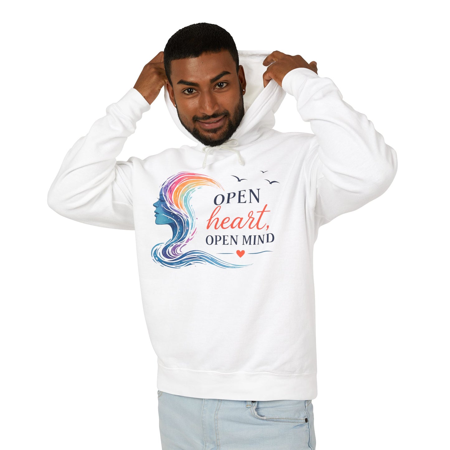 Open Heart, Open Mind Comfort Hoodie