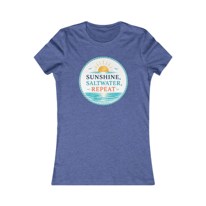 Sunshine, Saltwater, Repeat Women's Tee