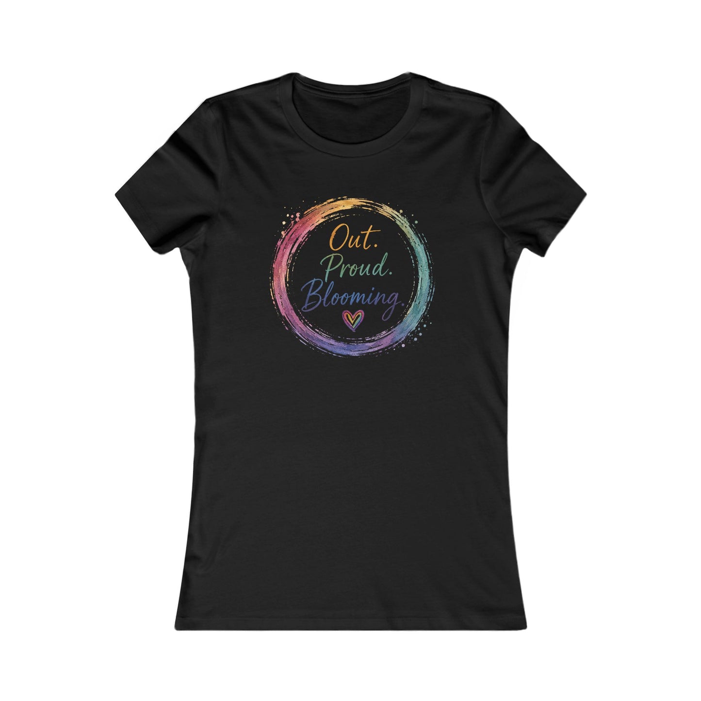 Out. Proud. Blooming. Women's Tee
