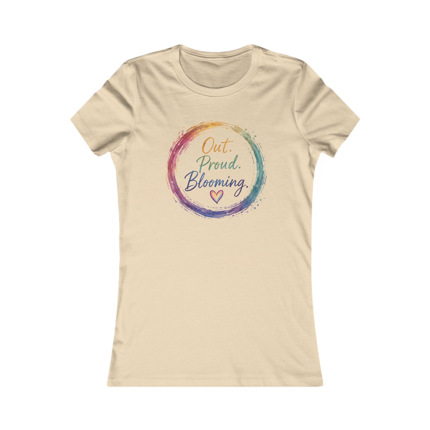 Out. Proud. Blooming. Women's Tee
