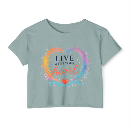 Live With Your Heart Crop Top