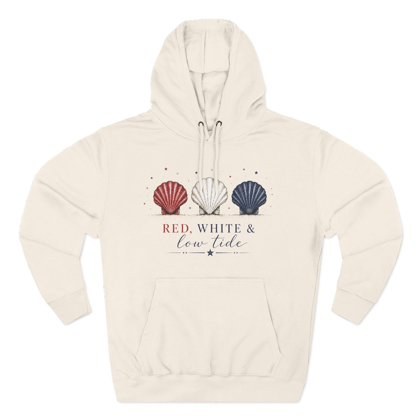 Red, White, & Low Tide Mid-Heavyweight Hoodie