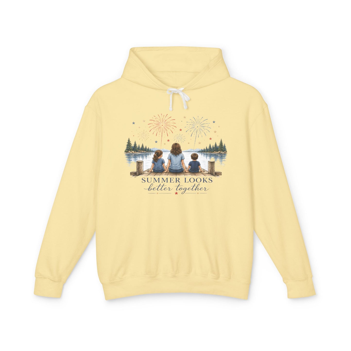 Summer Looks Better Together Comfort Hoodie