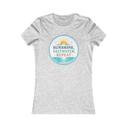 Sunshine, Saltwater, Repeat Women's Tee