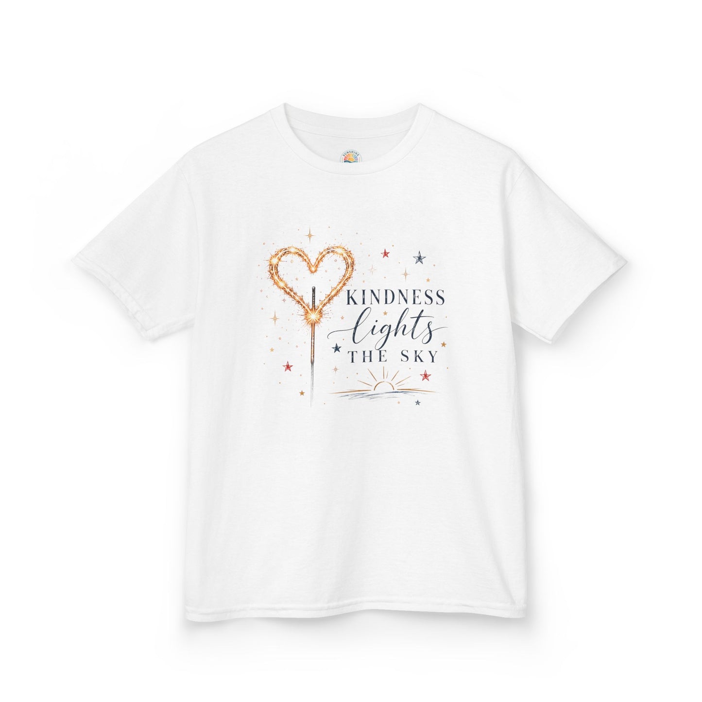 Kindness Lights The Sky Kids Tee