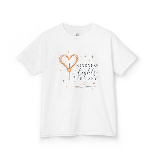 Kindness Lights The Sky Kids Tee