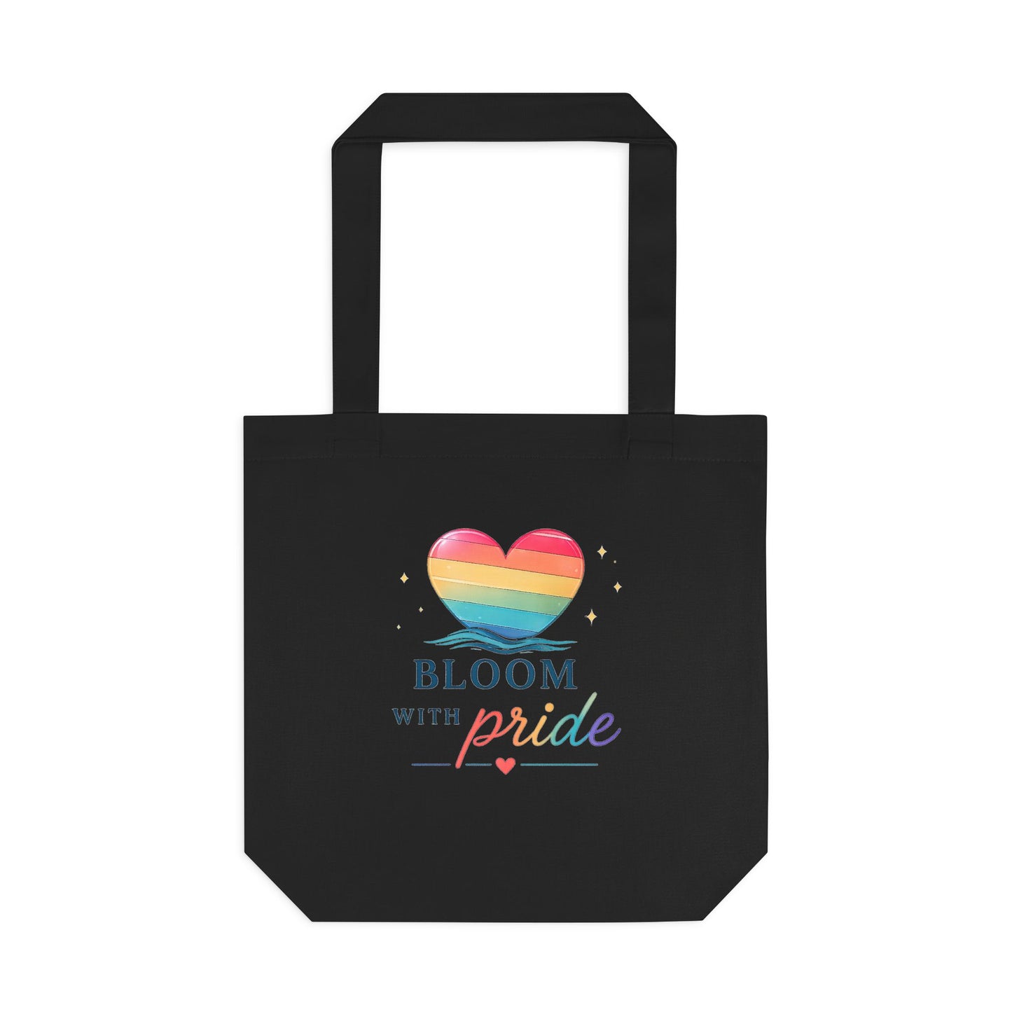 Bloom With Pride Canvas Tote Bag