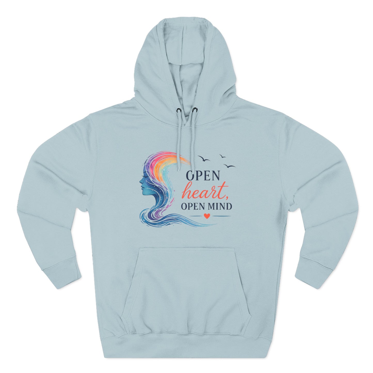 Open Heart Open Mind Mid-Heavyweight Hoodie