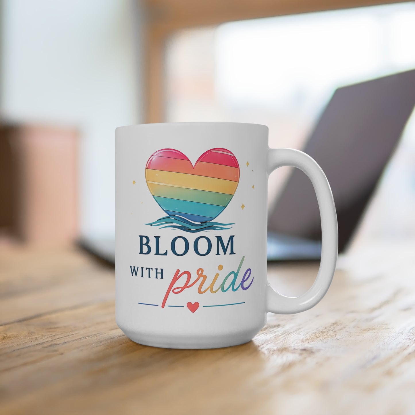 Bloom With Pride 15oz Mug