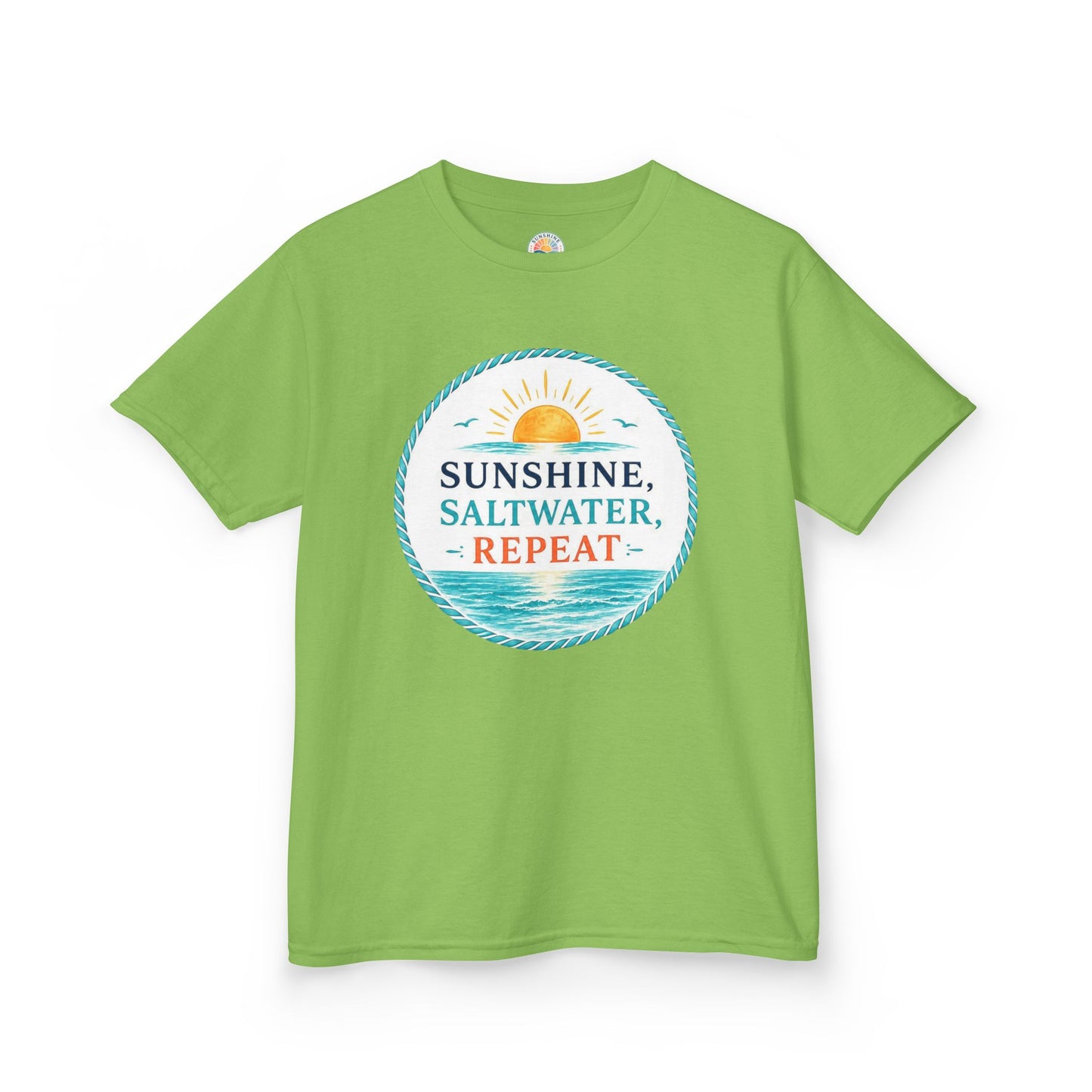 Sunshine, Saltwater, Repeat Kids Tee