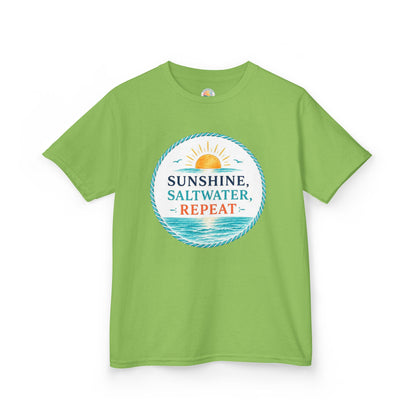Sunshine, Saltwater, Repeat Kids Tee