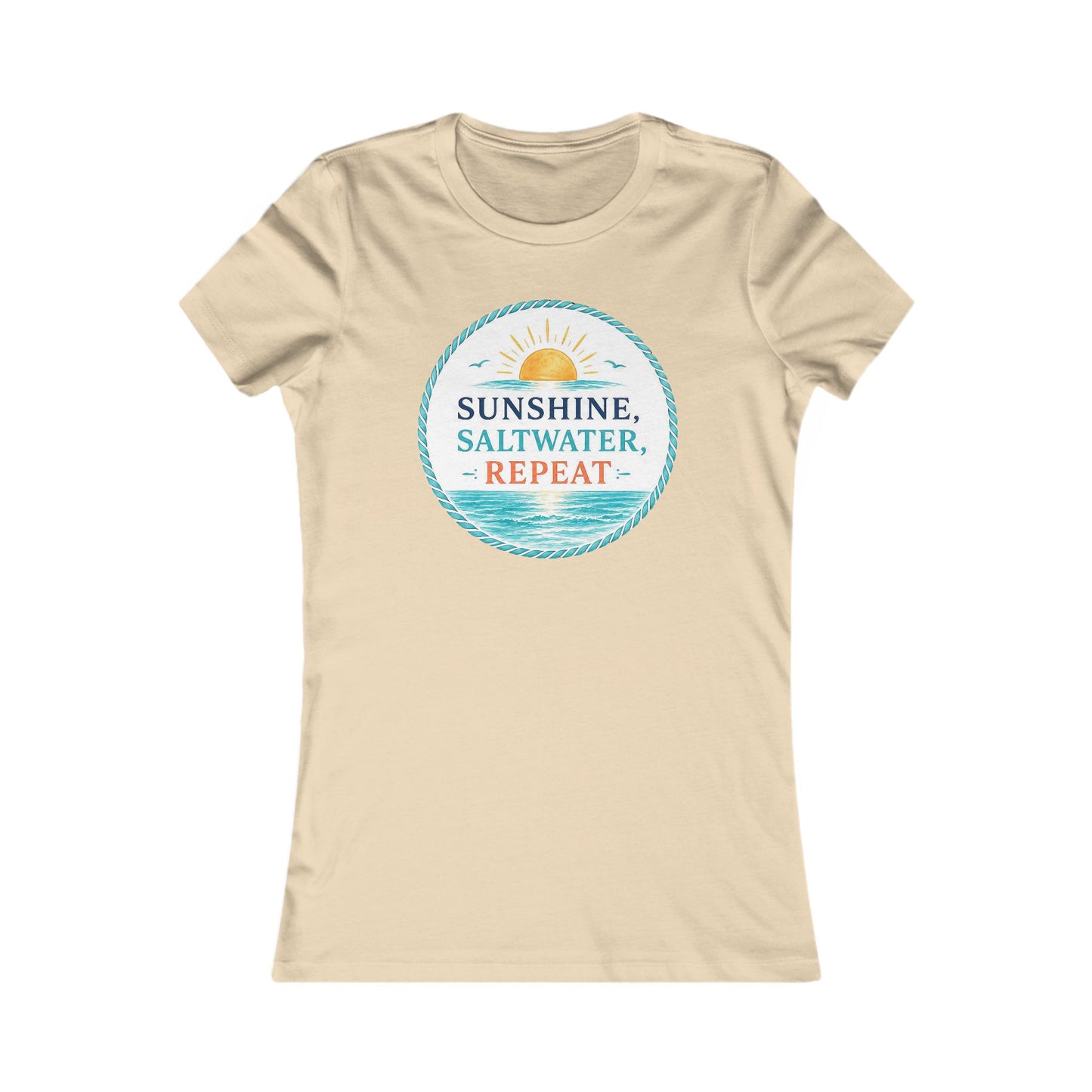 Sunshine, Saltwater, Repeat Women's Tee
