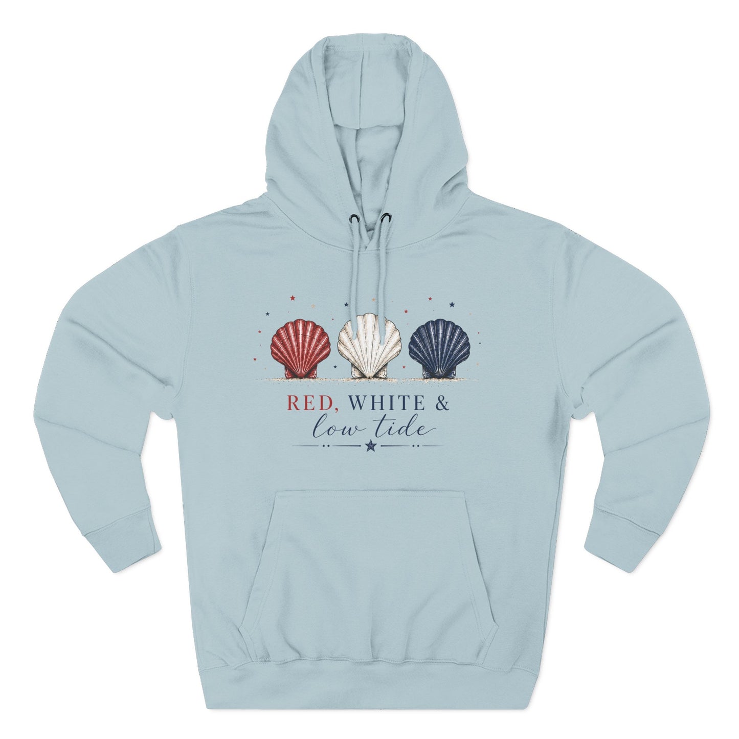 Red, White, & Low Tide Mid-Heavyweight Hoodie