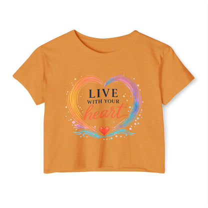 Live With Your Heart Crop Top