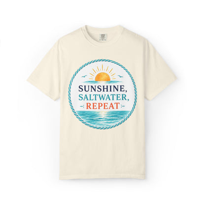 Sunshine, Saltwater, Repeat Comfort Tee
