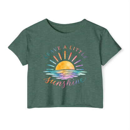 Leave A Little Sunshine Crop Top