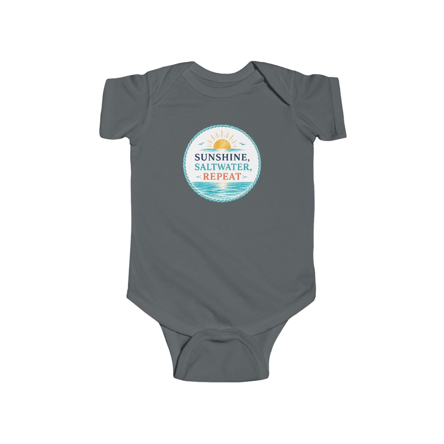 Sunshine, Saltwater, Repeat Baby Onesie