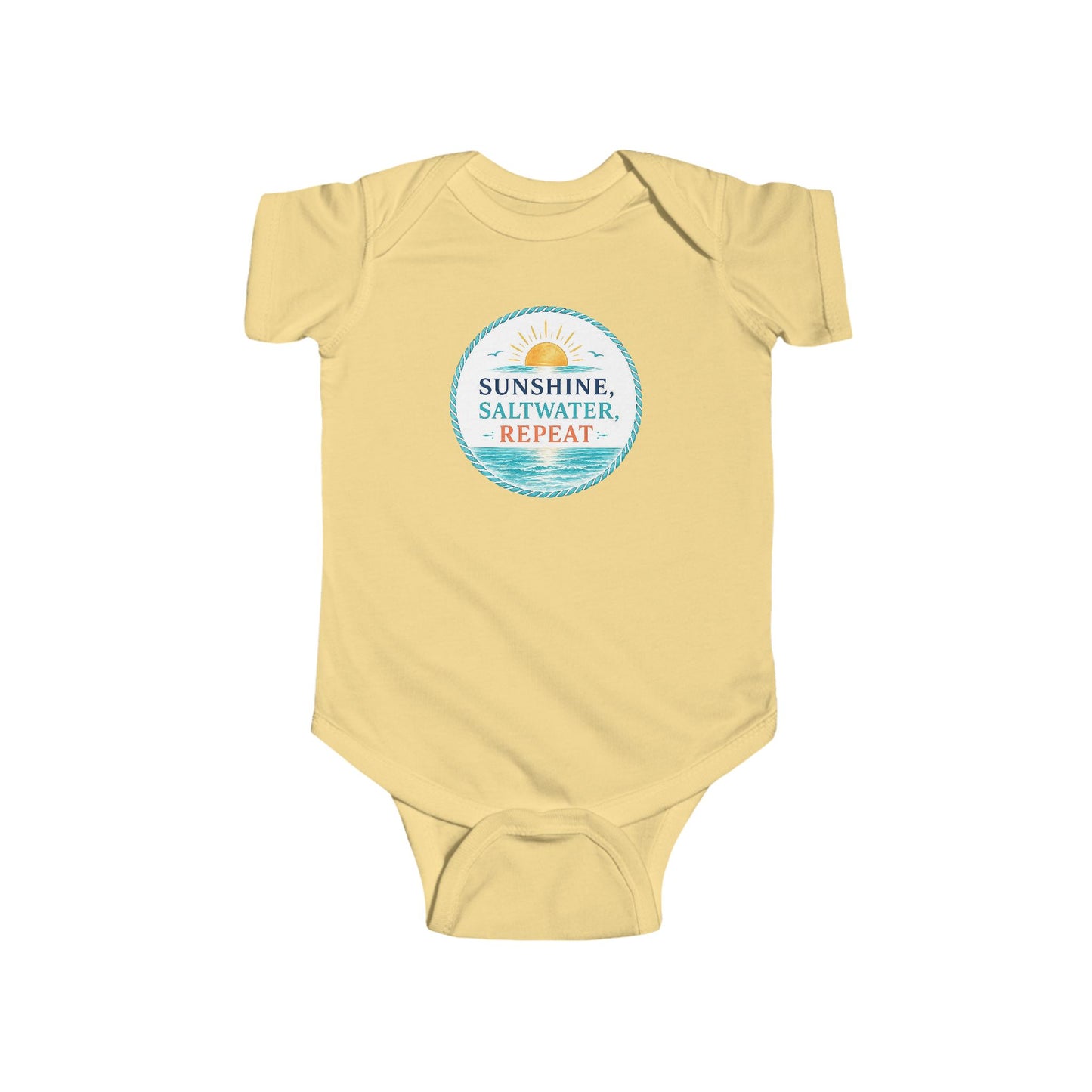 Sunshine, Saltwater, Repeat Baby Onesie