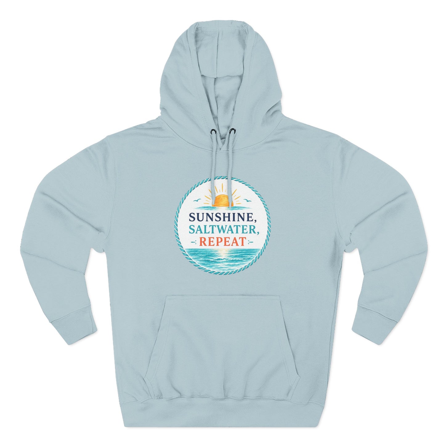 Sunshine, Saltwater, Repeat Mid-Heavyweight Hoodie