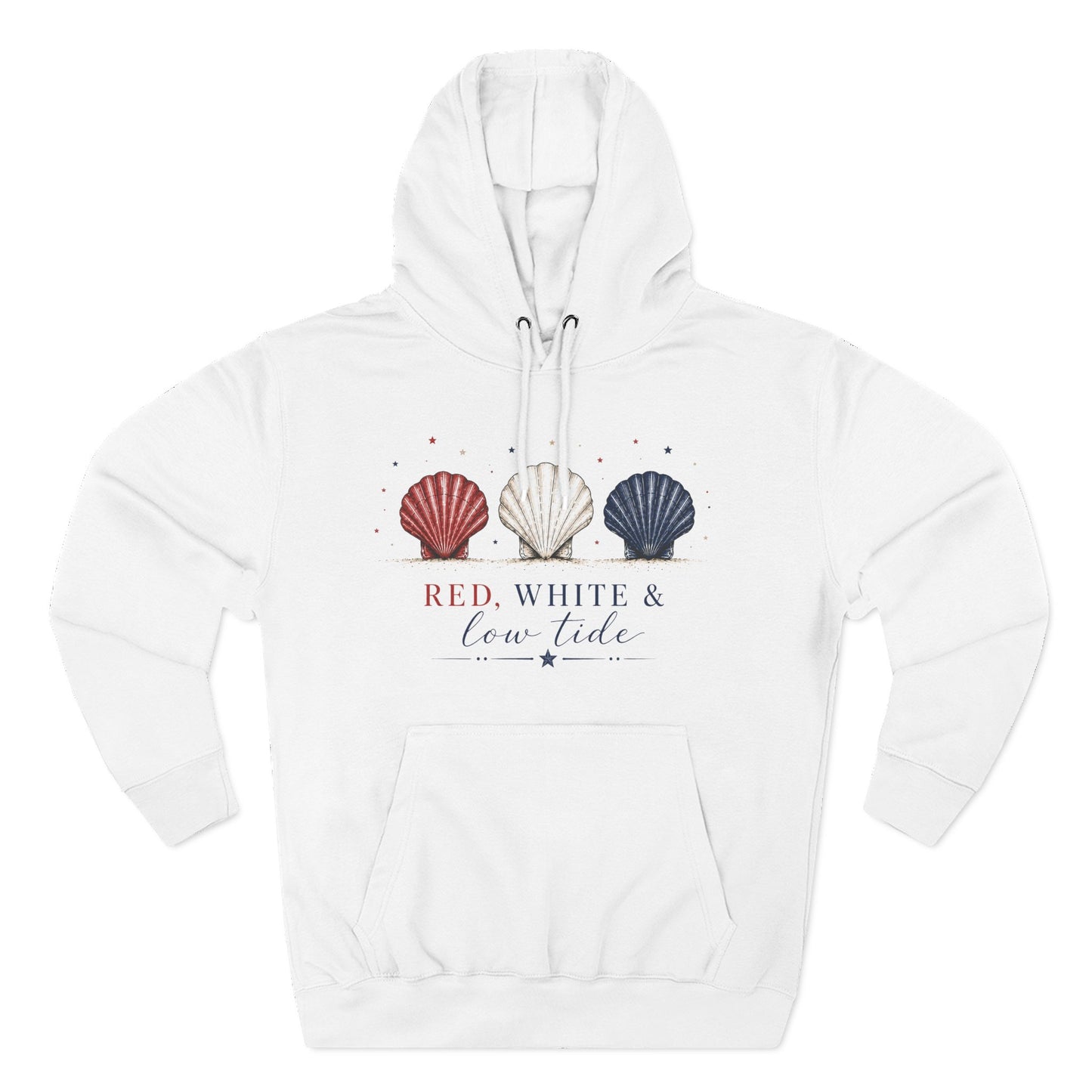 Red, White, & Low Tide Mid-Heavyweight Hoodie