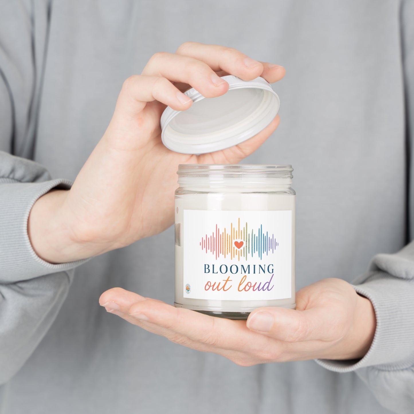 Blooming Out Loud Scented Soy 9 oz Candle