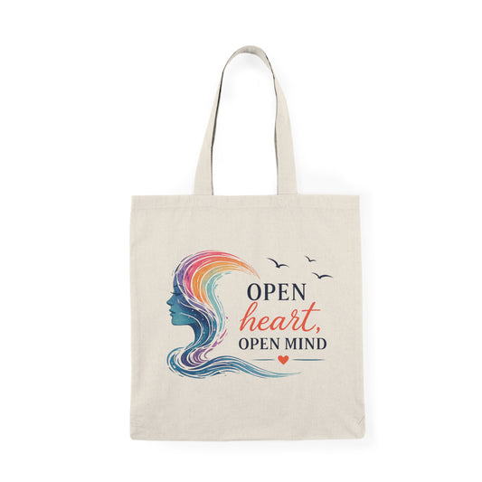 Open Heart, Open Mind Tote Bag