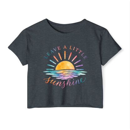 Leave A Little Sunshine Crop Top