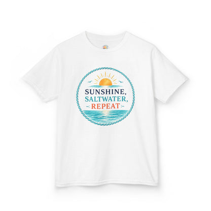 Sunshine, Saltwater, Repeat Kids Tee