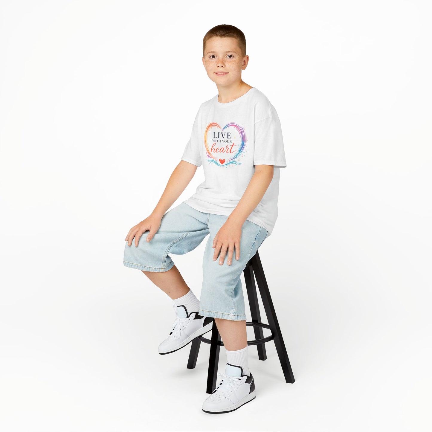 Live With Your Heart Kids Tee