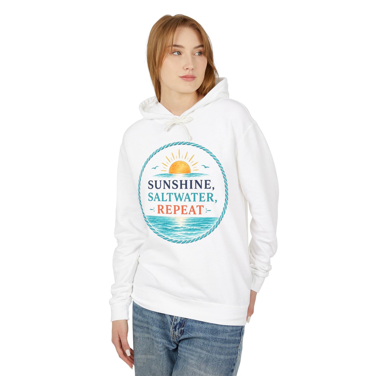 Sunshine, Saltwater, Repeat Comfort Hoodie