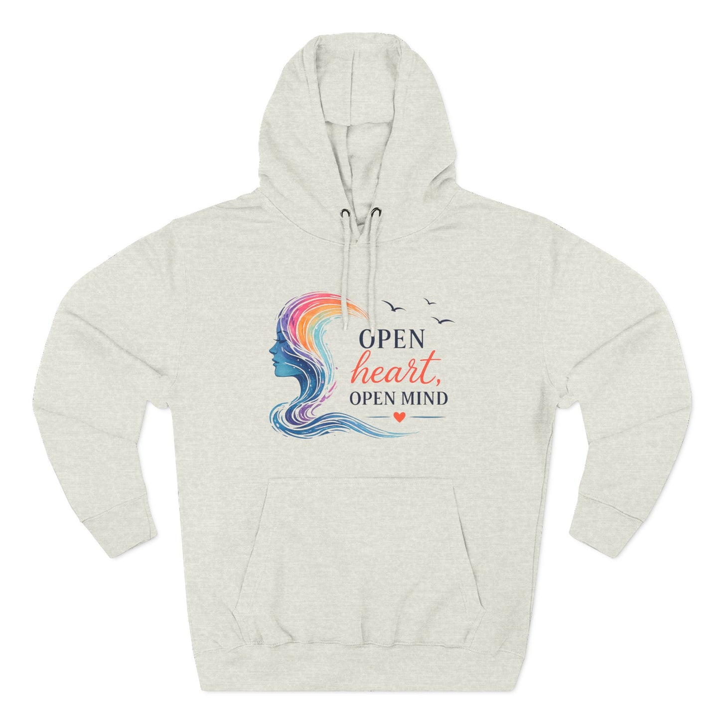 Open Heart Open Mind Mid-Heavyweight Hoodie