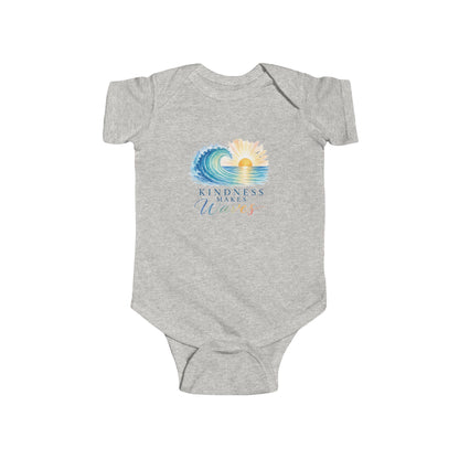 Kindness Makes Waves Baby Onesie