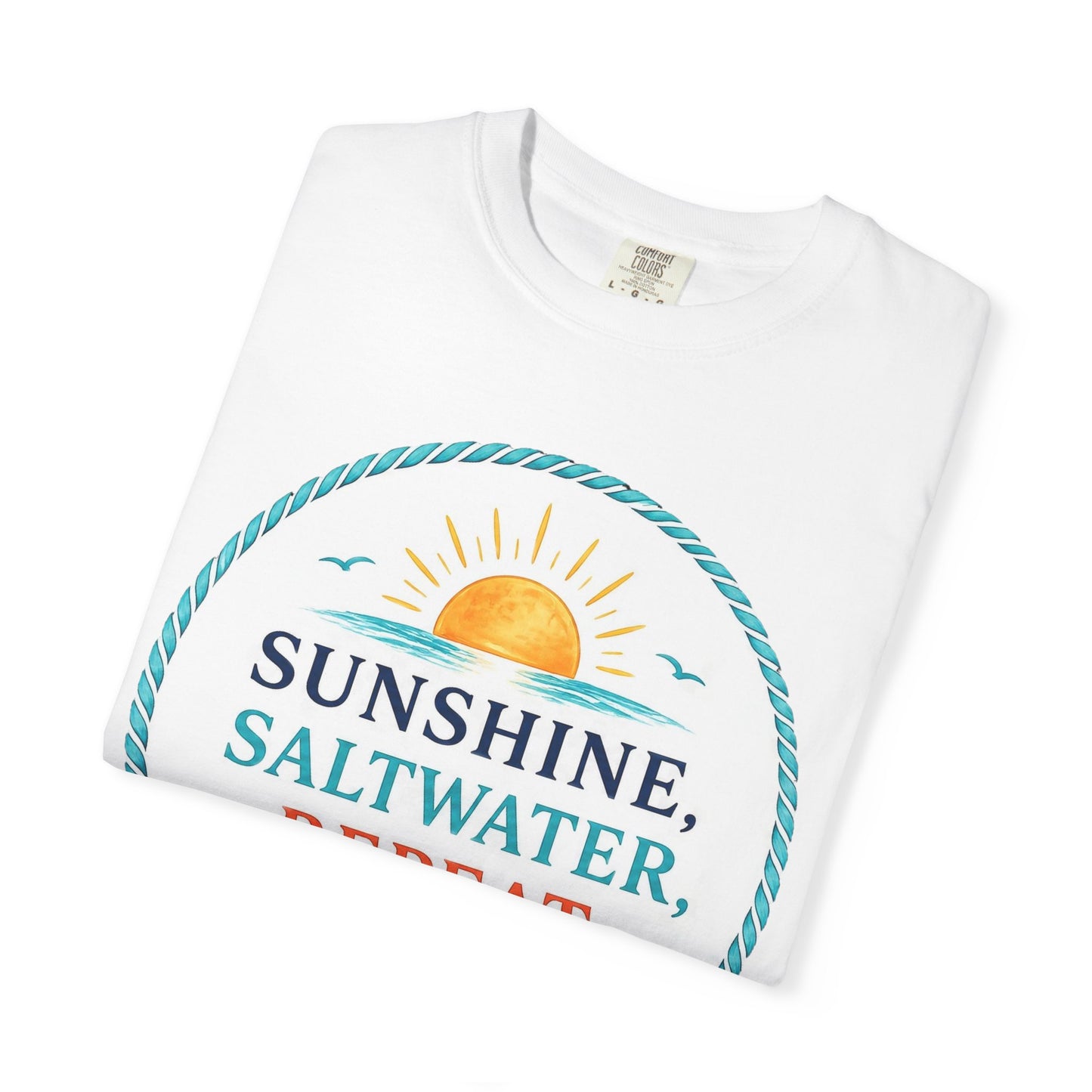 Sunshine, Saltwater, Repeat Comfort Tee