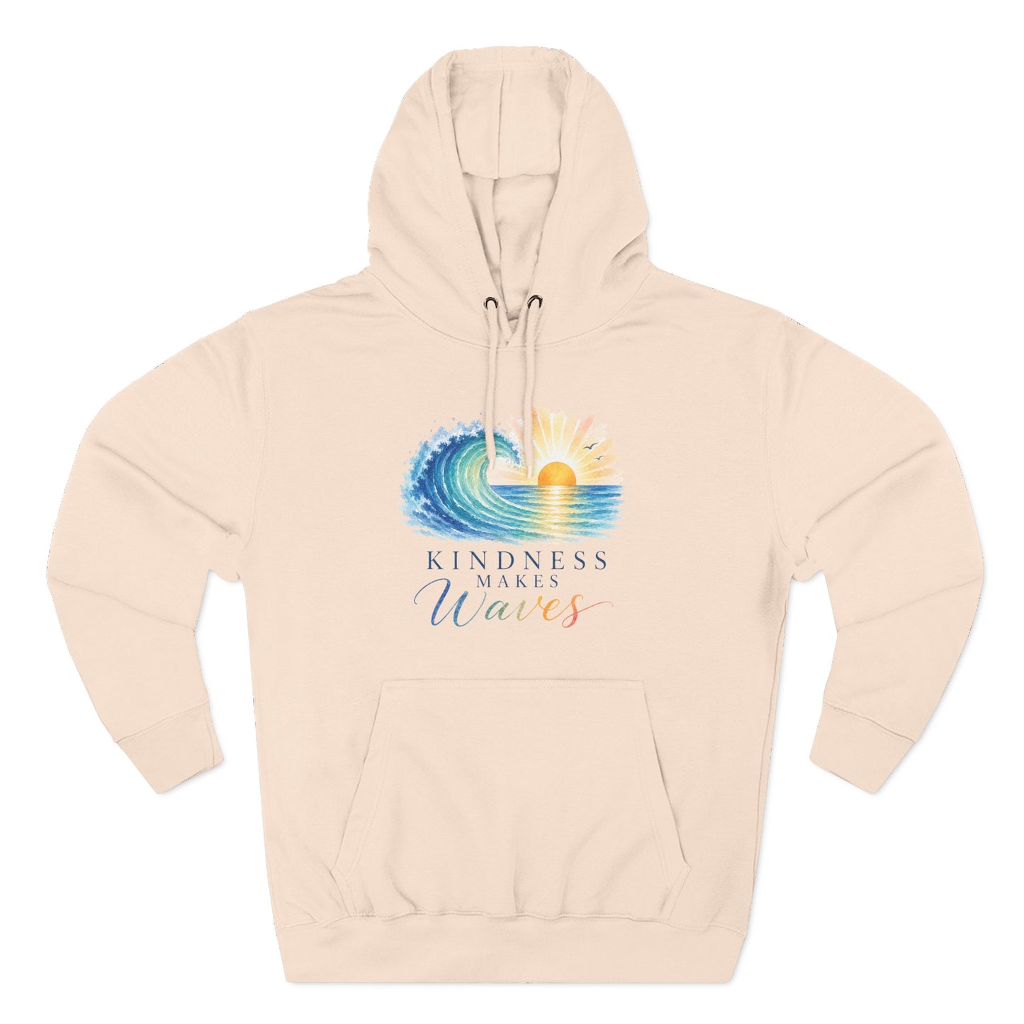 Kindness Makes Waves Mid-Heavyweight Hoodie