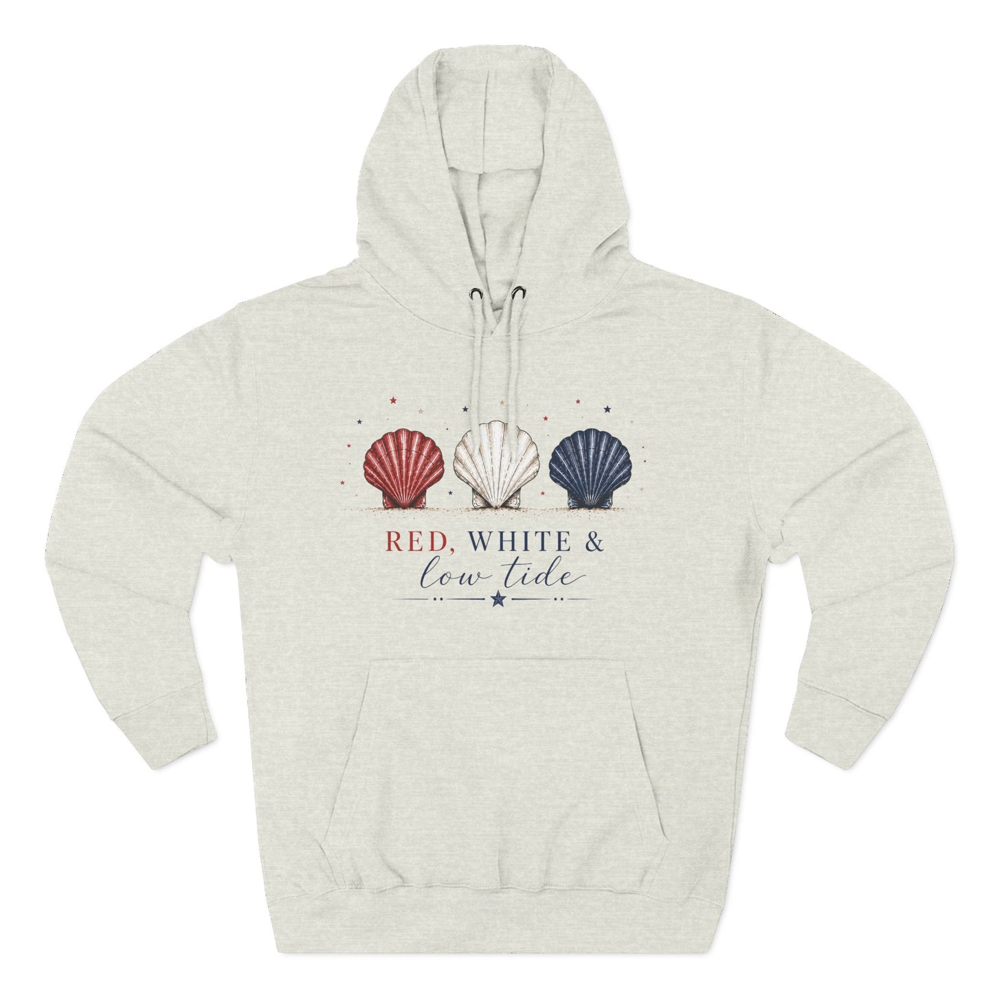Red, White, & Low Tide Mid-Heavyweight Hoodie