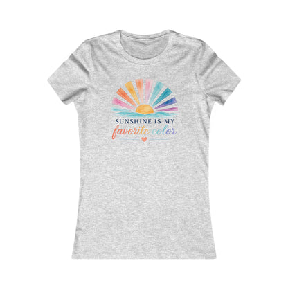 Sunshine Is My Favorite Color Women's Tee