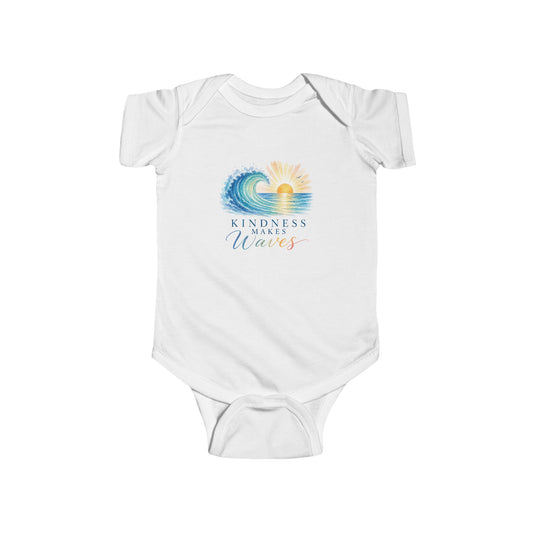 Kindness Makes Waves Baby Onesie