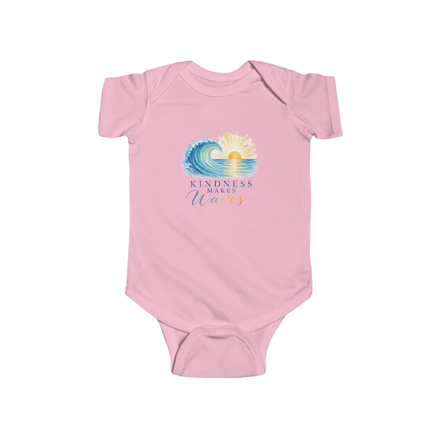 Kindness Makes Waves Baby Onesie