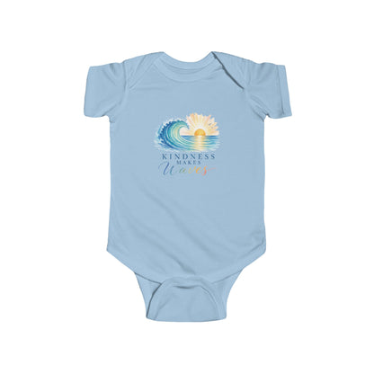 Kindness Makes Waves Baby Onesie